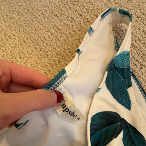 Cupshe Palm Leaf Wrap Bikini Set - Picture 5 of 5